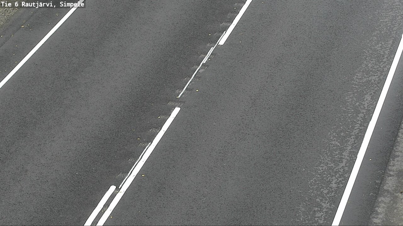 Weather Camera Image Road 6 Rautjärvi, Simpele, Rautjärvi, Etelä-Karjala