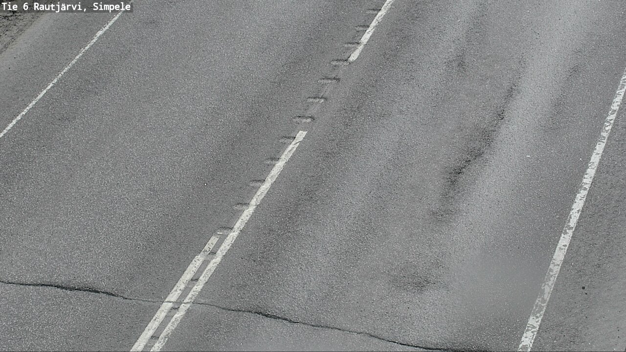 Weather Camera Image Road 6 Rautjärvi, Simpele, Rautjärvi, Etelä-Karjala