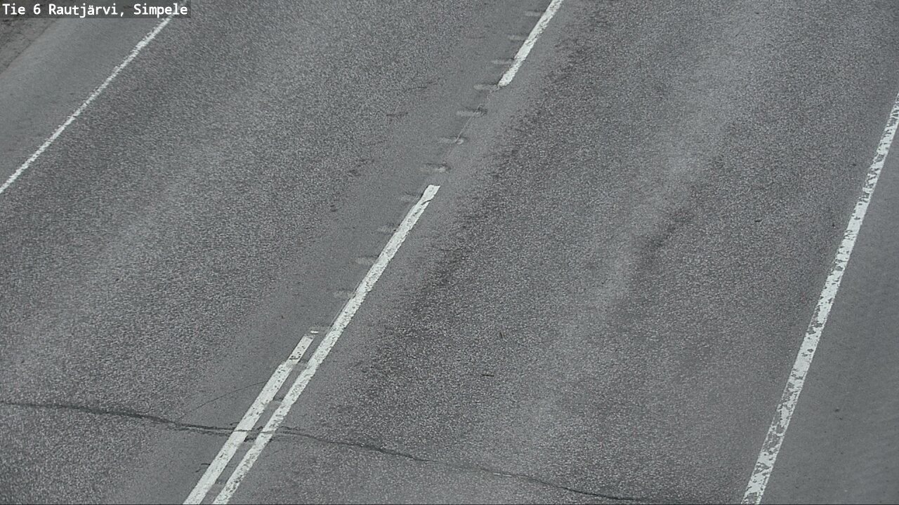 Weather Camera Image Road 6 Rautjärvi, Simpele, Rautjärvi, Etelä-Karjala