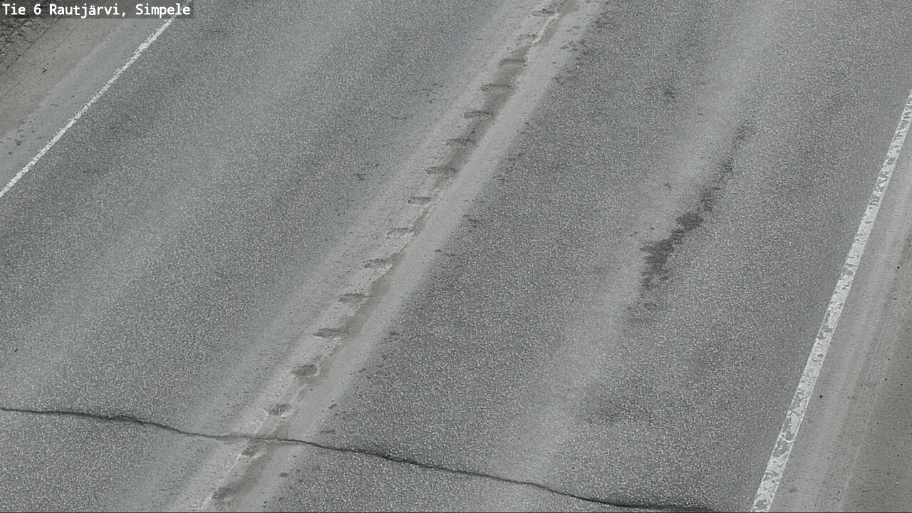 Weather Camera Image Road 6 Rautjärvi, Simpele, Rautjärvi, Etelä-Karjala