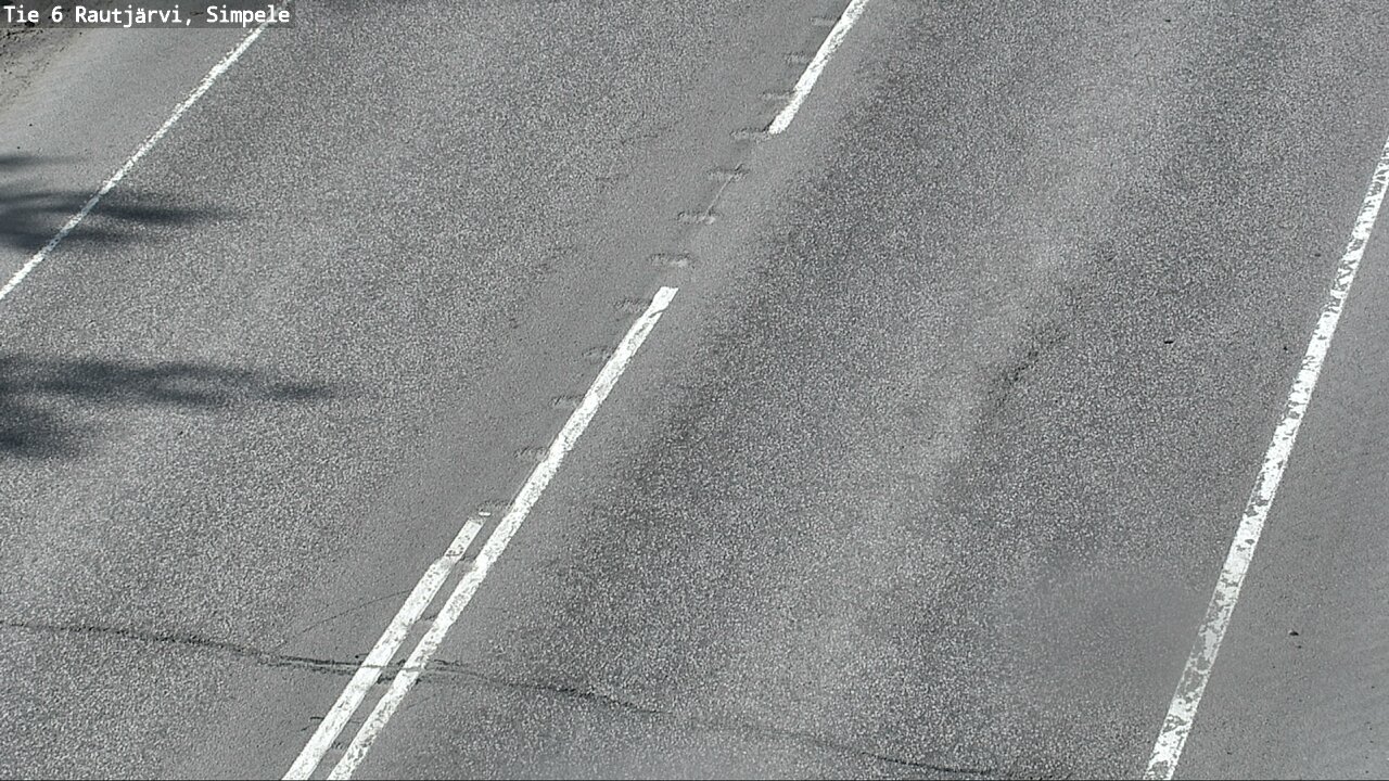 Weather Camera Image Väg 6 Rautjärvi, Simpele, Rautjärvi, Etelä-Karjala