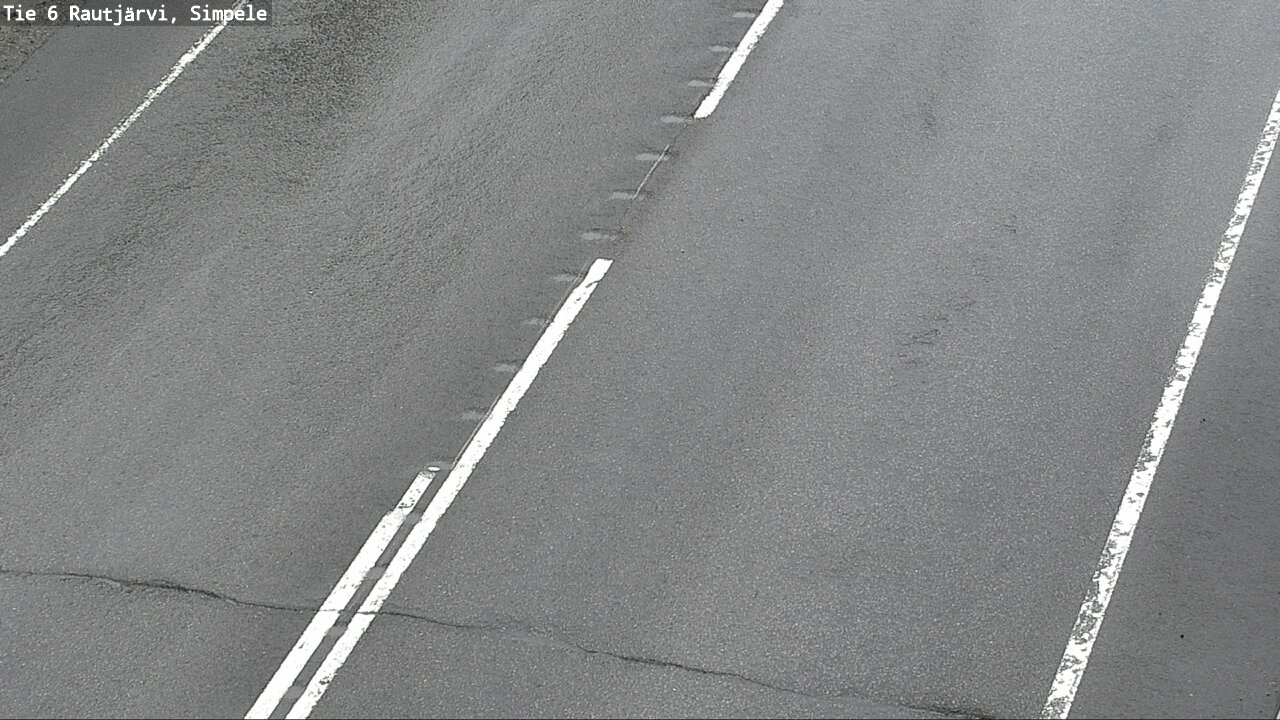 Weather Camera Image Väg 6 Rautjärvi, Simpele, Rautjärvi, Etelä-Karjala