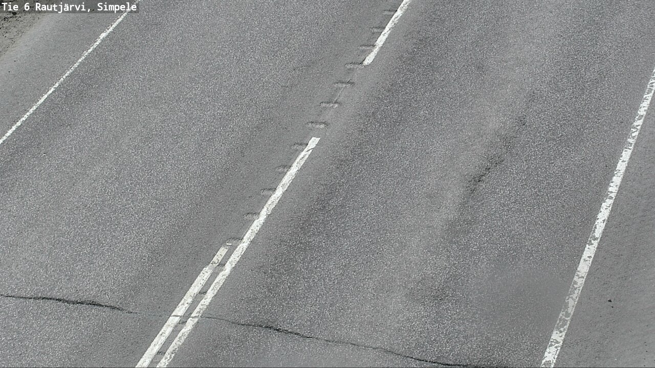 Weather Camera Image Väg 6 Rautjärvi, Simpele, Rautjärvi, Etelä-Karjala