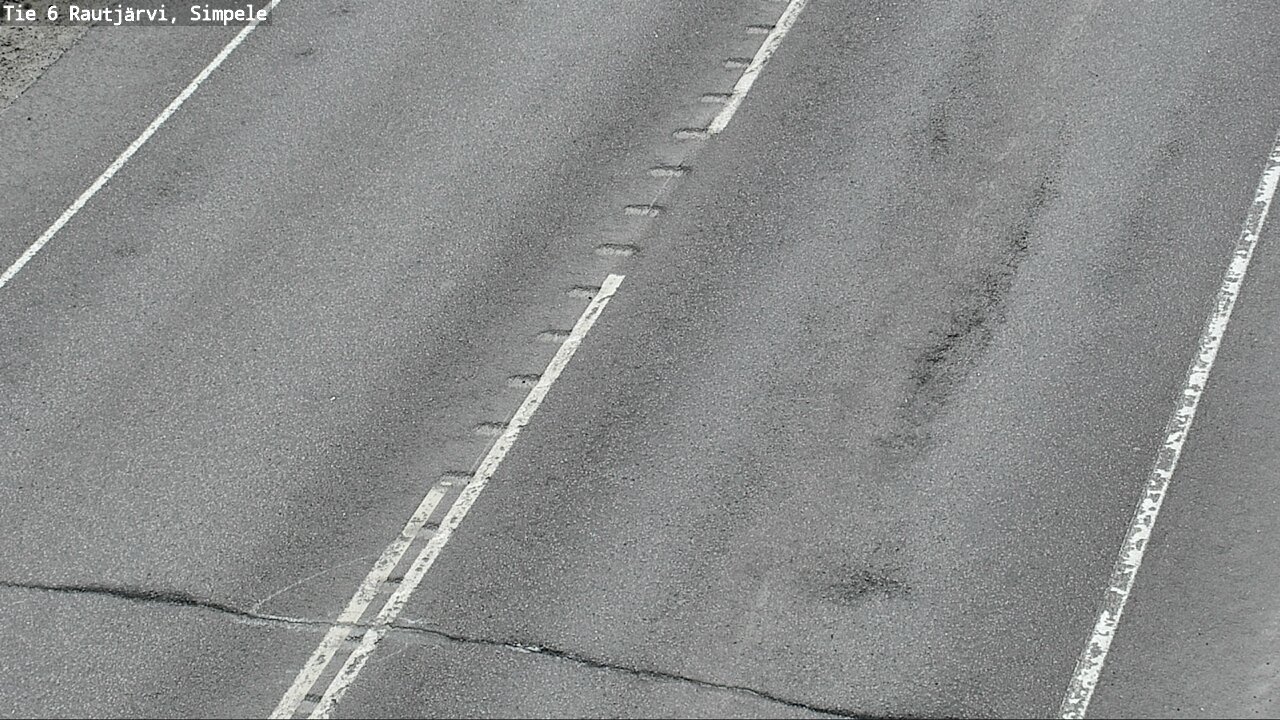 Weather Camera Image Road 6 Rautjärvi, Simpele, Rautjärvi, Etelä-Karjala