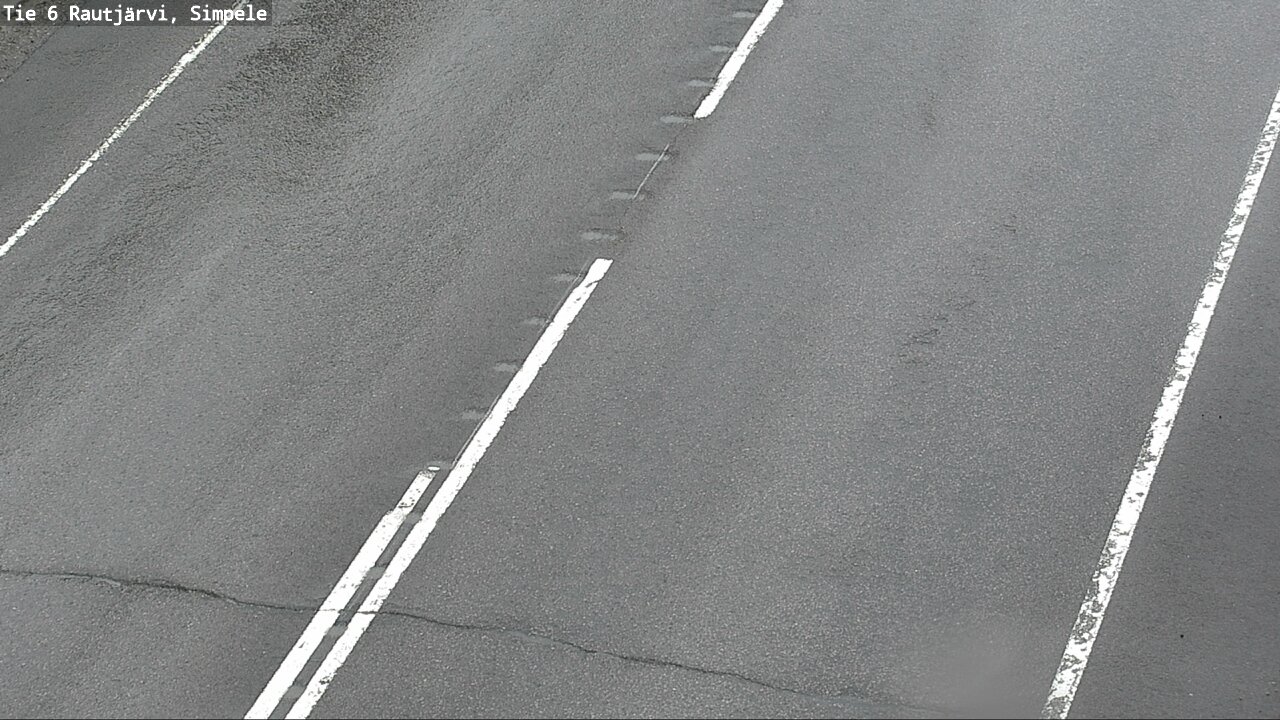 Weather Camera Image Road 6 Rautjärvi, Simpele, Rautjärvi, Etelä-Karjala
