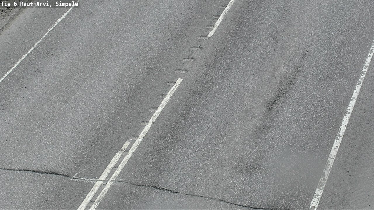 Weather Camera Image Road 6 Rautjärvi, Simpele, Rautjärvi, Etelä-Karjala
