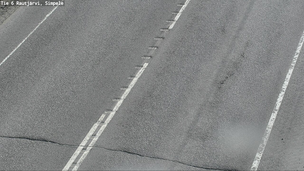 Weather Camera Image Road 6 Rautjärvi, Simpele, Rautjärvi, Etelä-Karjala