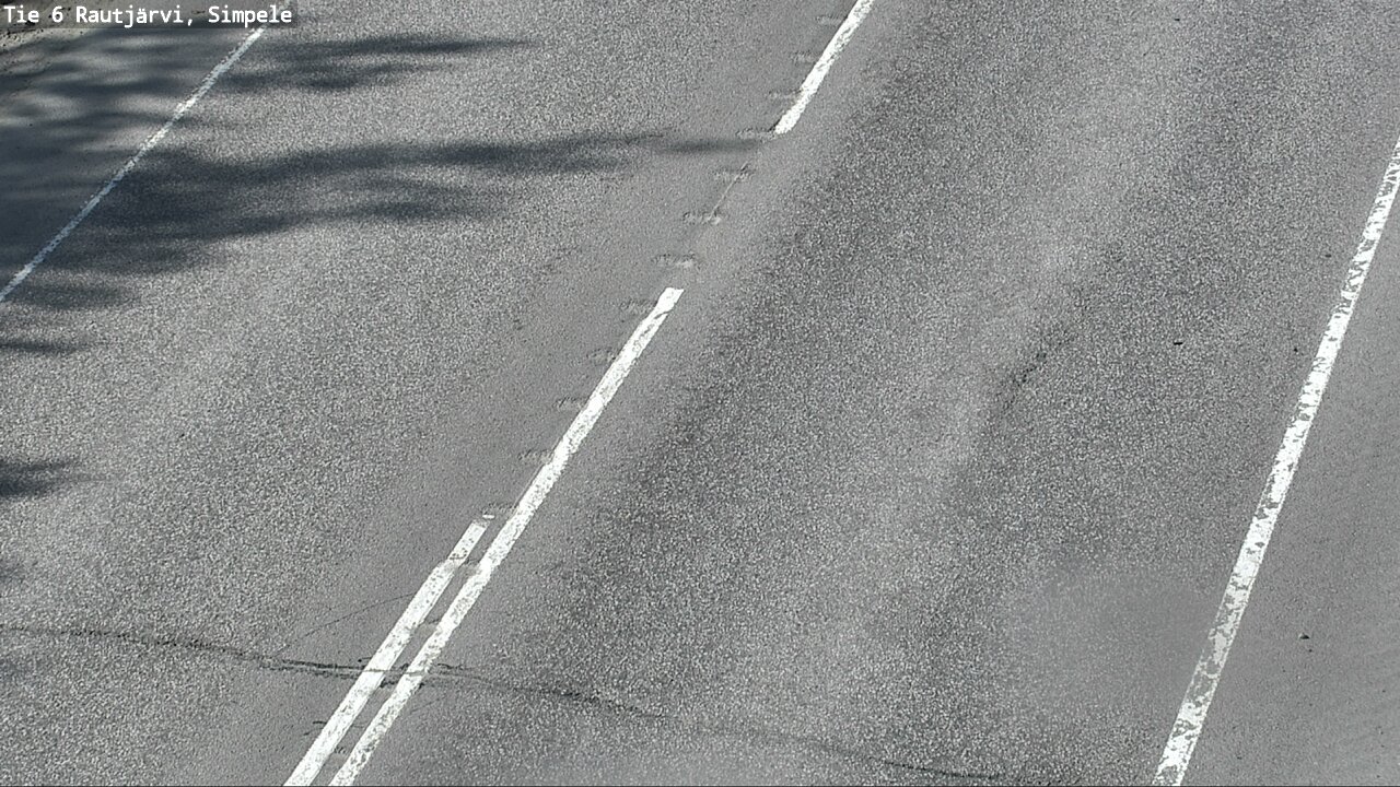 Weather Camera Image Väg 6 Rautjärvi, Simpele, Rautjärvi, Etelä-Karjala