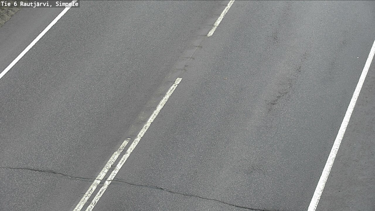 Weather Camera Image Väg 6 Rautjärvi, Simpele, Rautjärvi, Etelä-Karjala