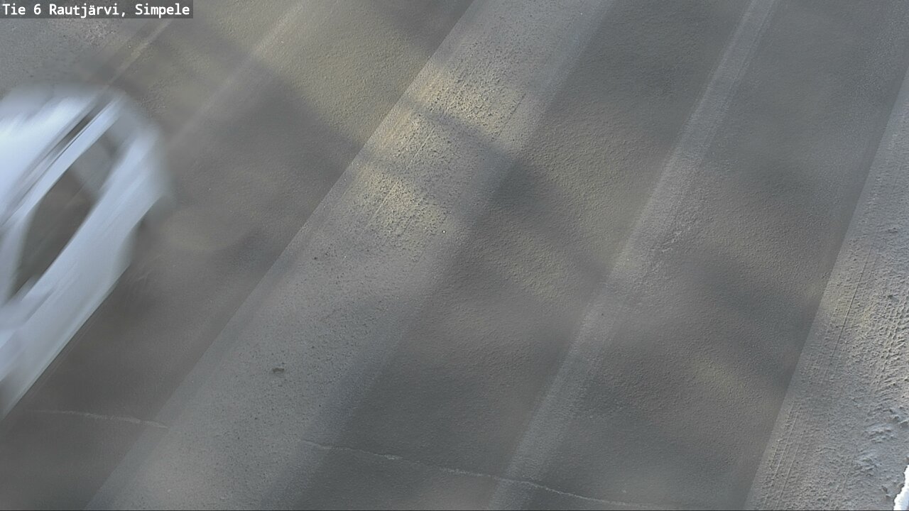 Weather Camera Image Väg 6 Rautjärvi, Simpele, Rautjärvi, Etelä-Karjala