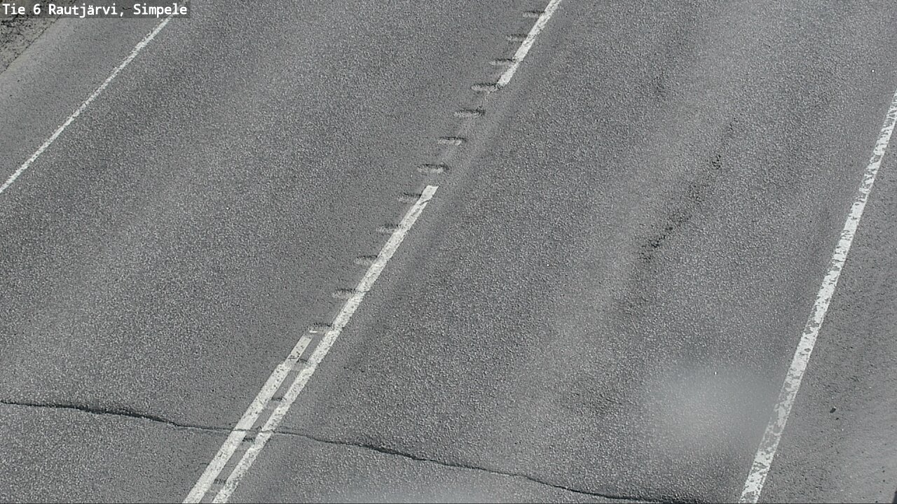 Weather Camera Image Road 6 Rautjärvi, Simpele, Rautjärvi, Etelä-Karjala