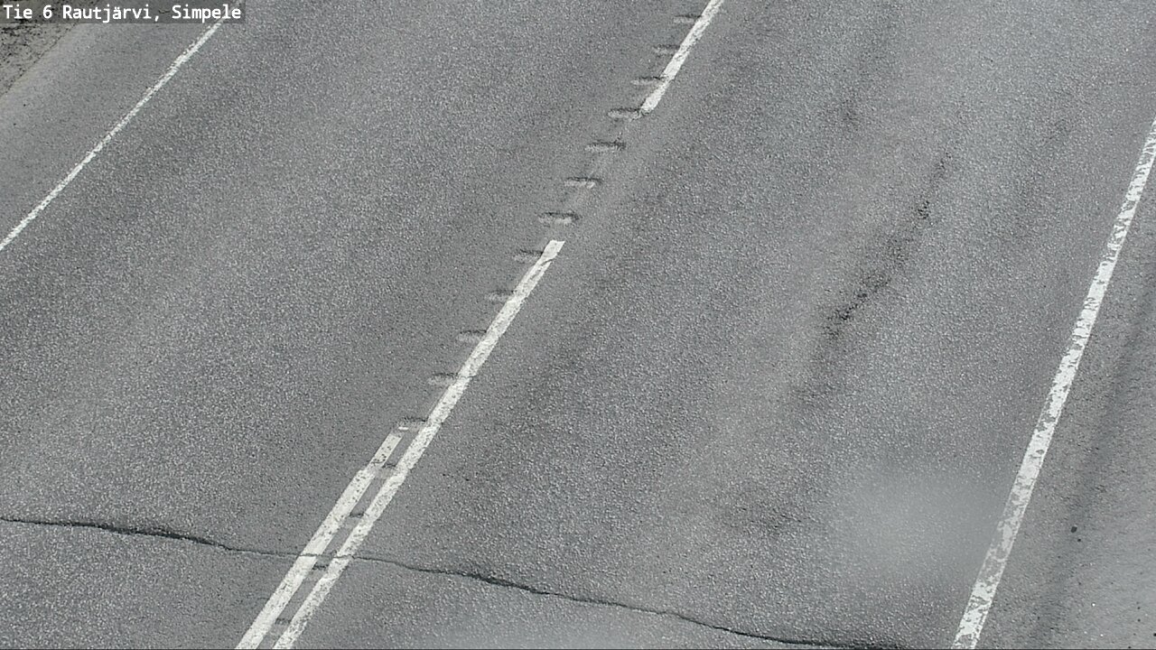 Weather Camera Image Road 6 Rautjärvi, Simpele, Rautjärvi, Etelä-Karjala