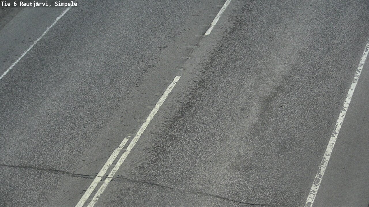 Weather Camera Image Road 6 Rautjärvi, Simpele, Rautjärvi, Etelä-Karjala