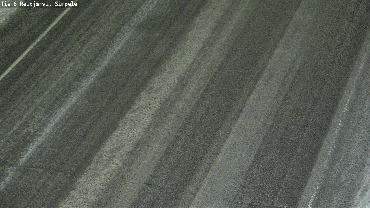 Weather Camera Image Road 6 Rautjärvi, Simpele, Rautjärvi, Etelä-Karjala