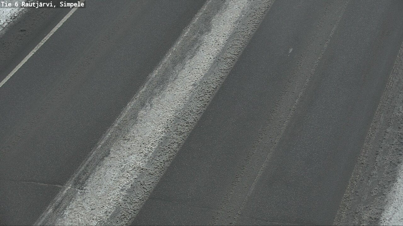 Weather Camera Image Road 6 Rautjärvi, Simpele, Rautjärvi, Etelä-Karjala