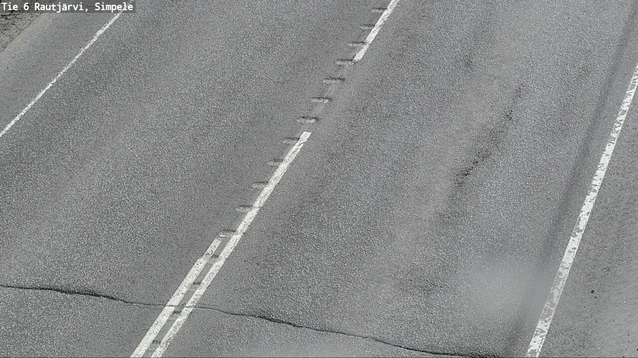 Weather Camera Image Road 6 Rautjärvi, Simpele, Rautjärvi, Etelä-Karjala