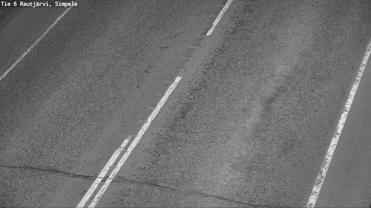Weather Camera Image Road 6 Rautjärvi, Simpele, Rautjärvi, Etelä-Karjala
