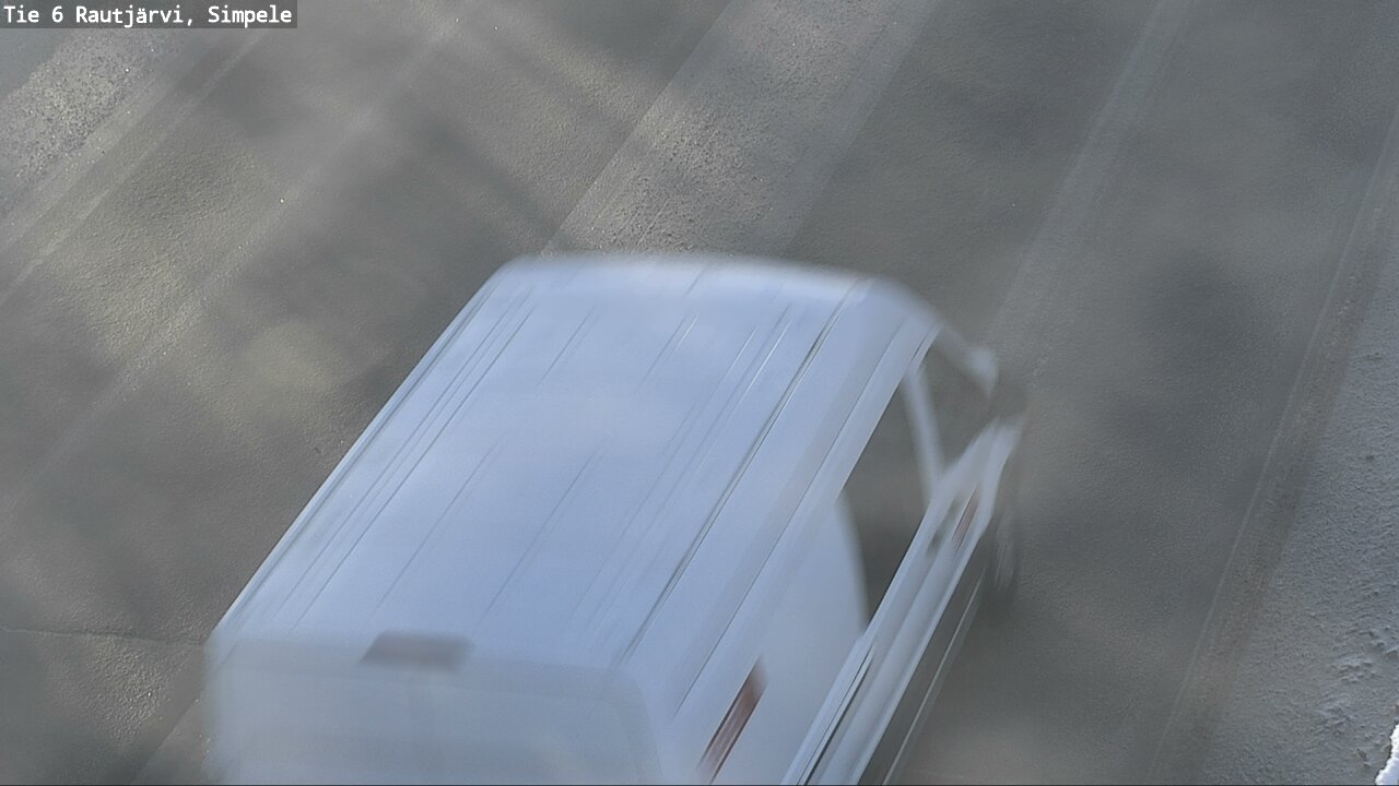 Weather Camera Image Väg 6 Rautjärvi, Simpele, Rautjärvi, Etelä-Karjala