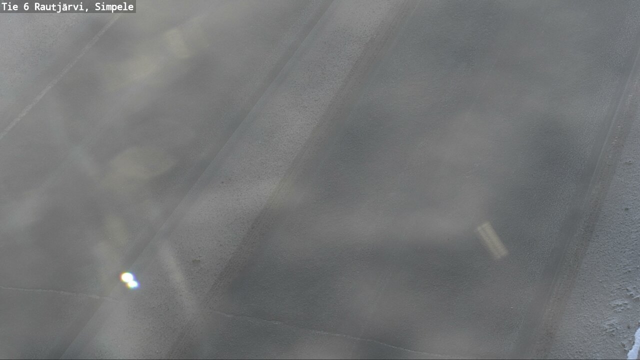 Weather Camera Image Väg 6 Rautjärvi, Simpele, Rautjärvi, Etelä-Karjala