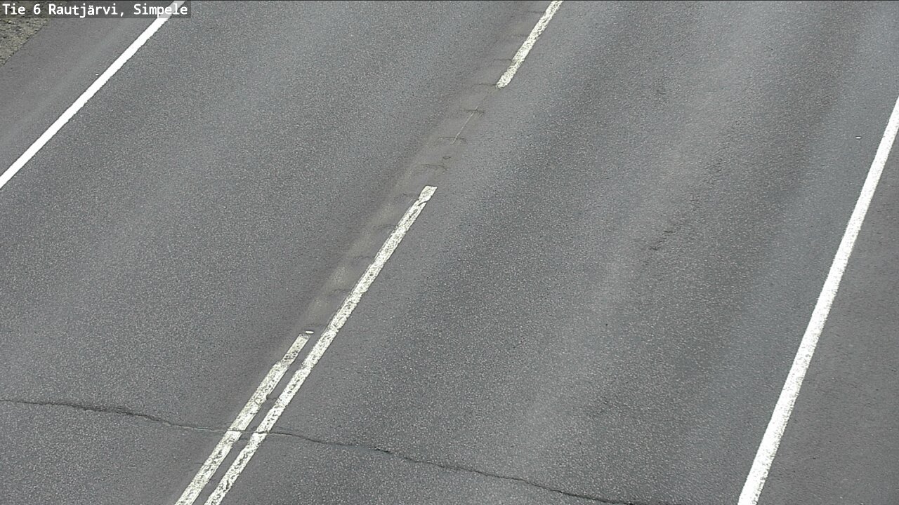 Weather Camera Image Väg 6 Rautjärvi, Simpele, Rautjärvi, Etelä-Karjala