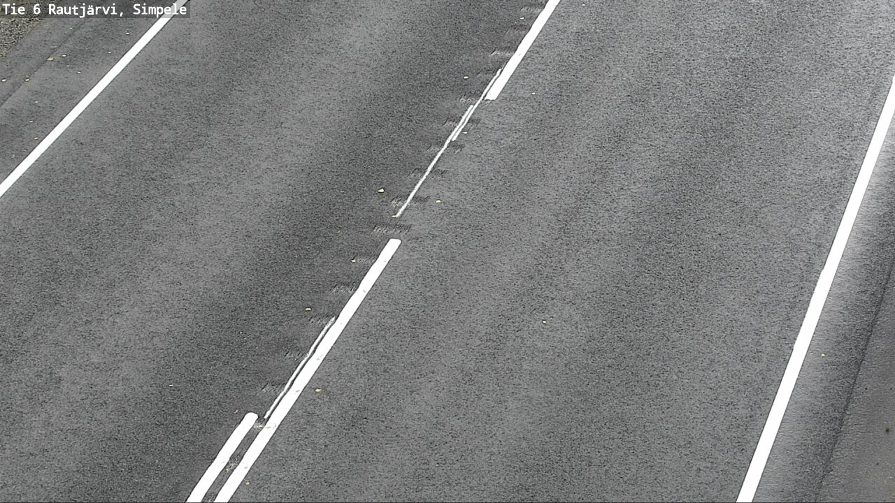 Weather Camera Image Road 6 Rautjärvi, Simpele, Rautjärvi, Etelä-Karjala