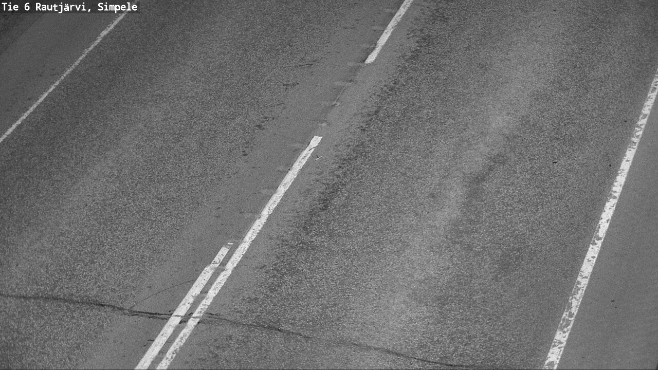 Weather Camera Image Road 6 Rautjärvi, Simpele, Rautjärvi, Etelä-Karjala