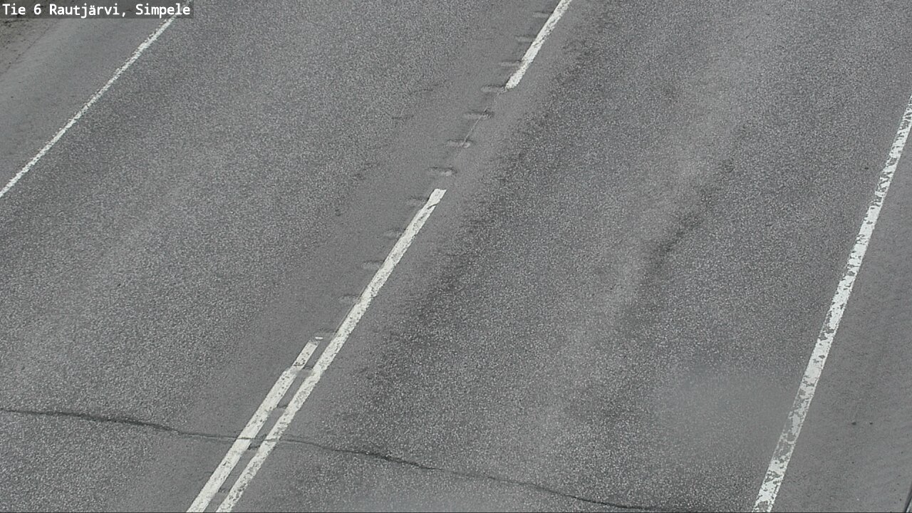 Weather Camera Image Road 6 Rautjärvi, Simpele, Rautjärvi, Etelä-Karjala
