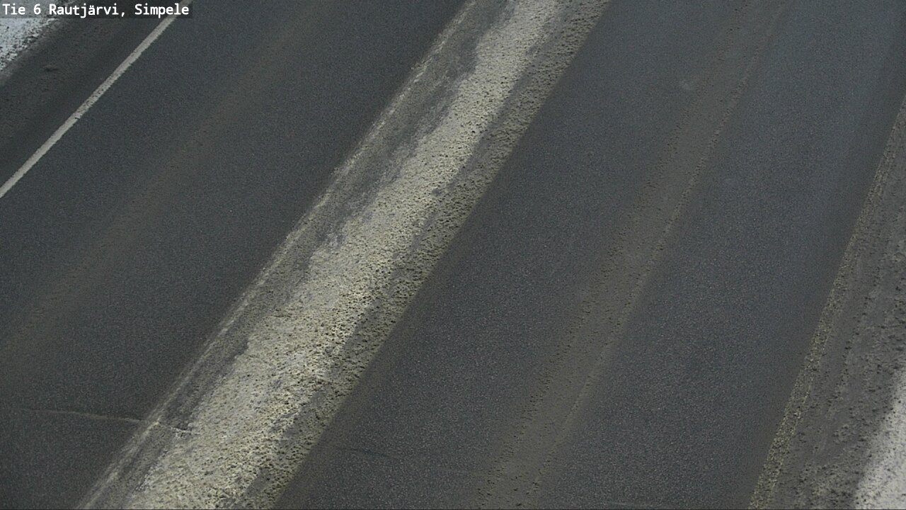 Weather Camera Image Road 6 Rautjärvi, Simpele, Rautjärvi, Etelä-Karjala