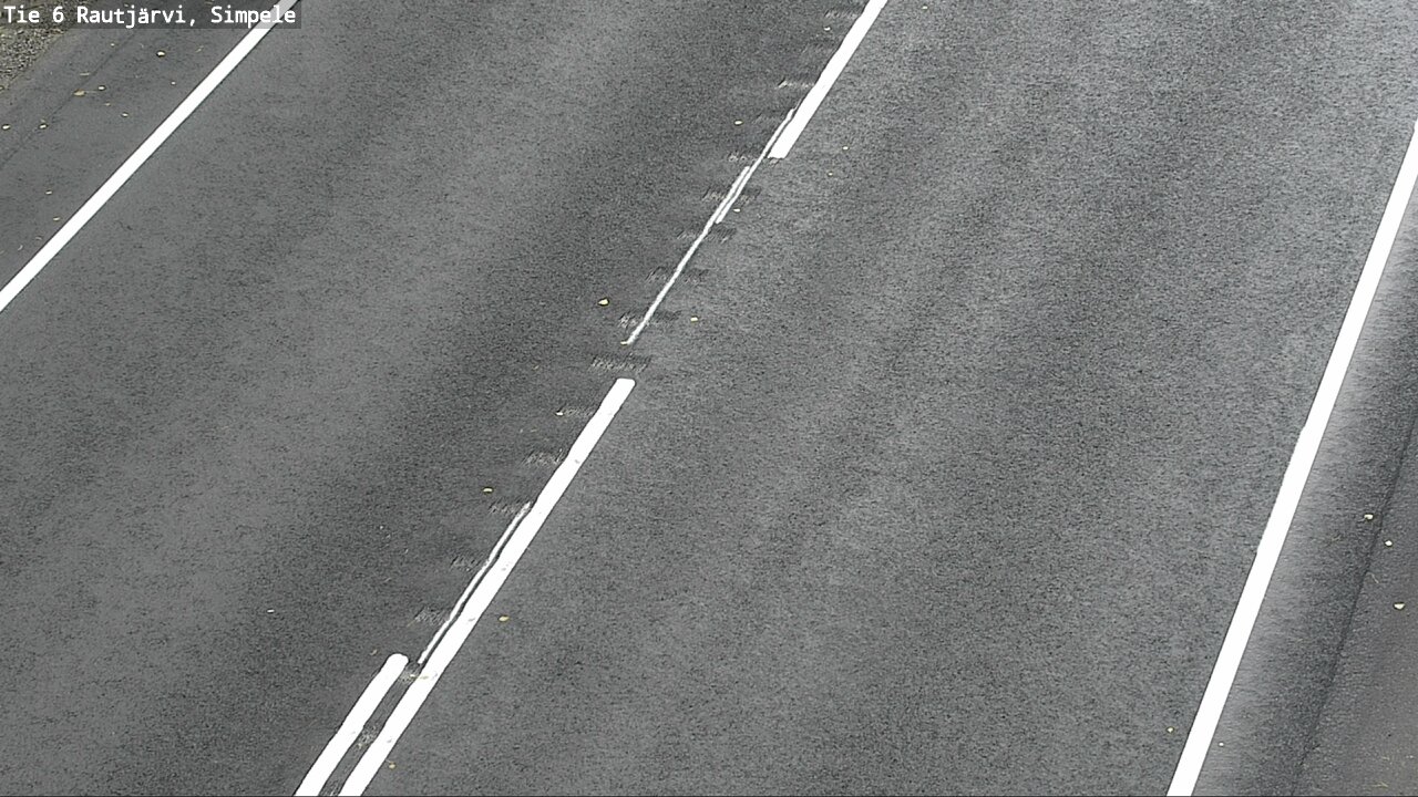 Weather Camera Image Road 6 Rautjärvi, Simpele, Rautjärvi, Etelä-Karjala