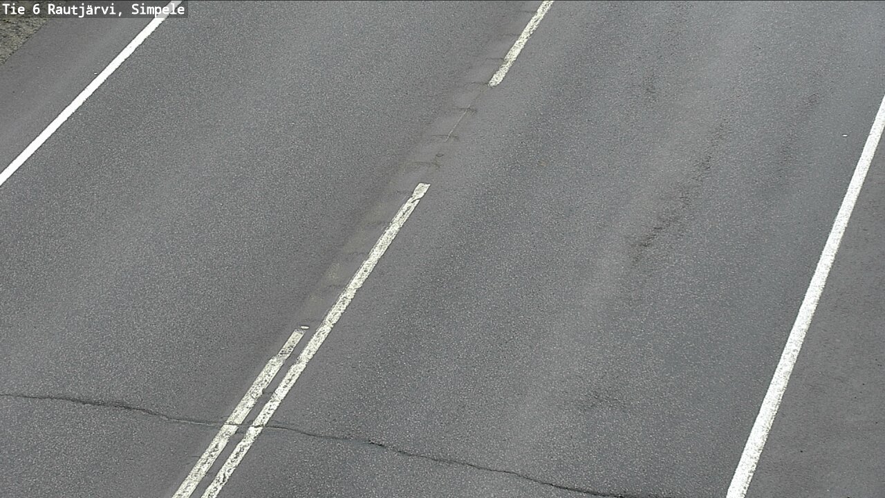 Weather Camera Image Väg 6 Rautjärvi, Simpele, Rautjärvi, Etelä-Karjala