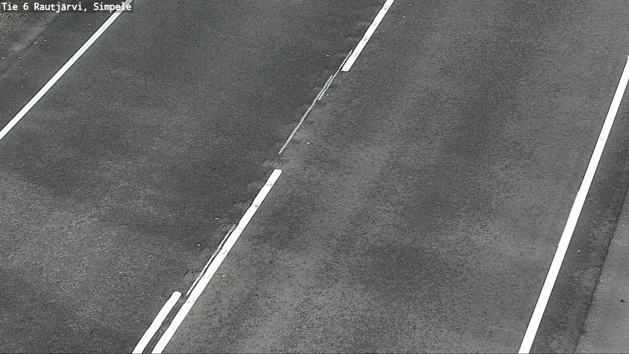 Weather Camera Image Road 6 Rautjärvi, Simpele, Rautjärvi, Etelä-Karjala