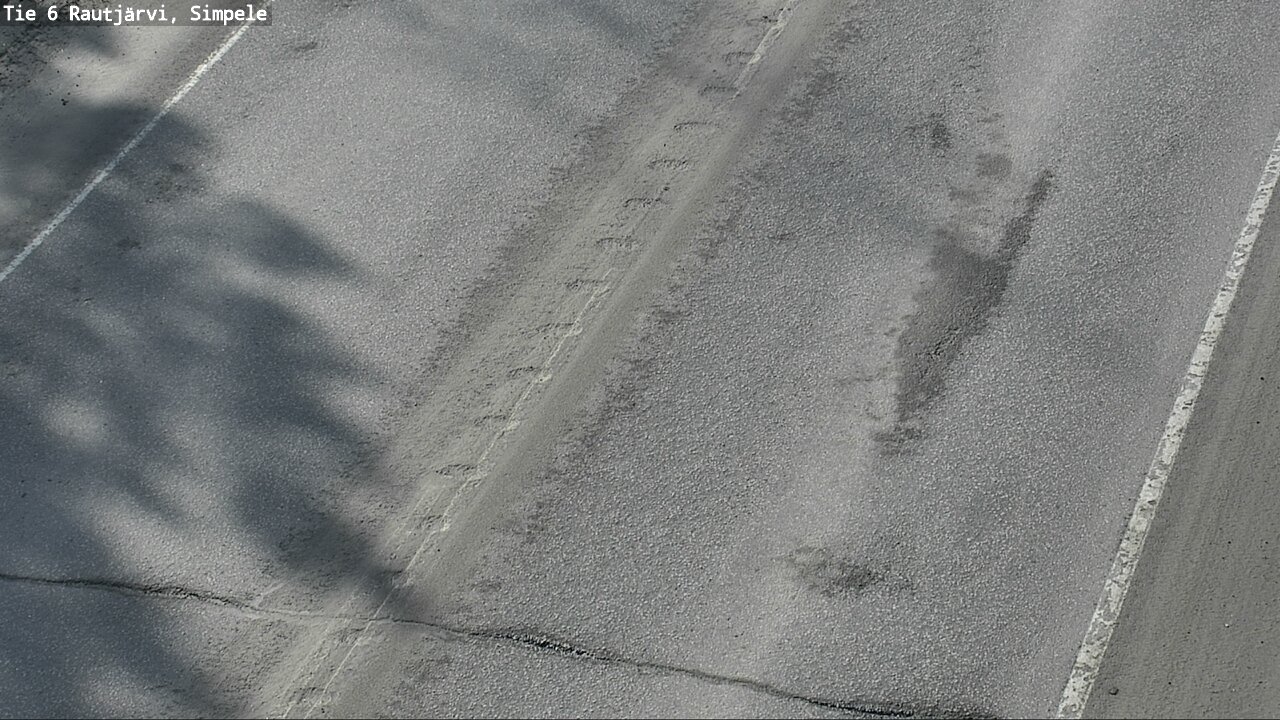 Weather Camera Image Väg 6 Rautjärvi, Simpele, Rautjärvi, Etelä-Karjala