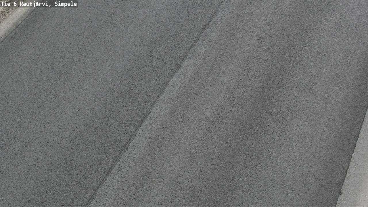 Weather Camera Image Väg 6 Rautjärvi, Simpele, Rautjärvi, Etelä-Karjala
