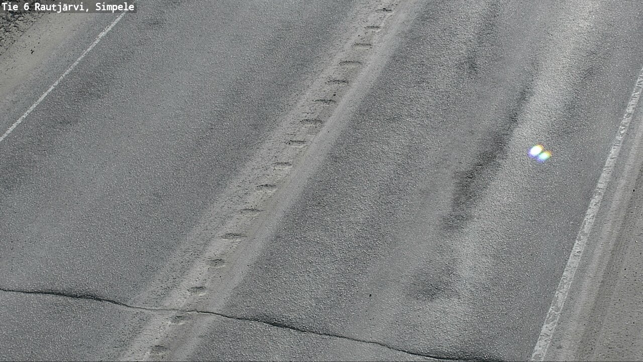 Weather Camera Image Road 6 Rautjärvi, Simpele, Rautjärvi, Etelä-Karjala