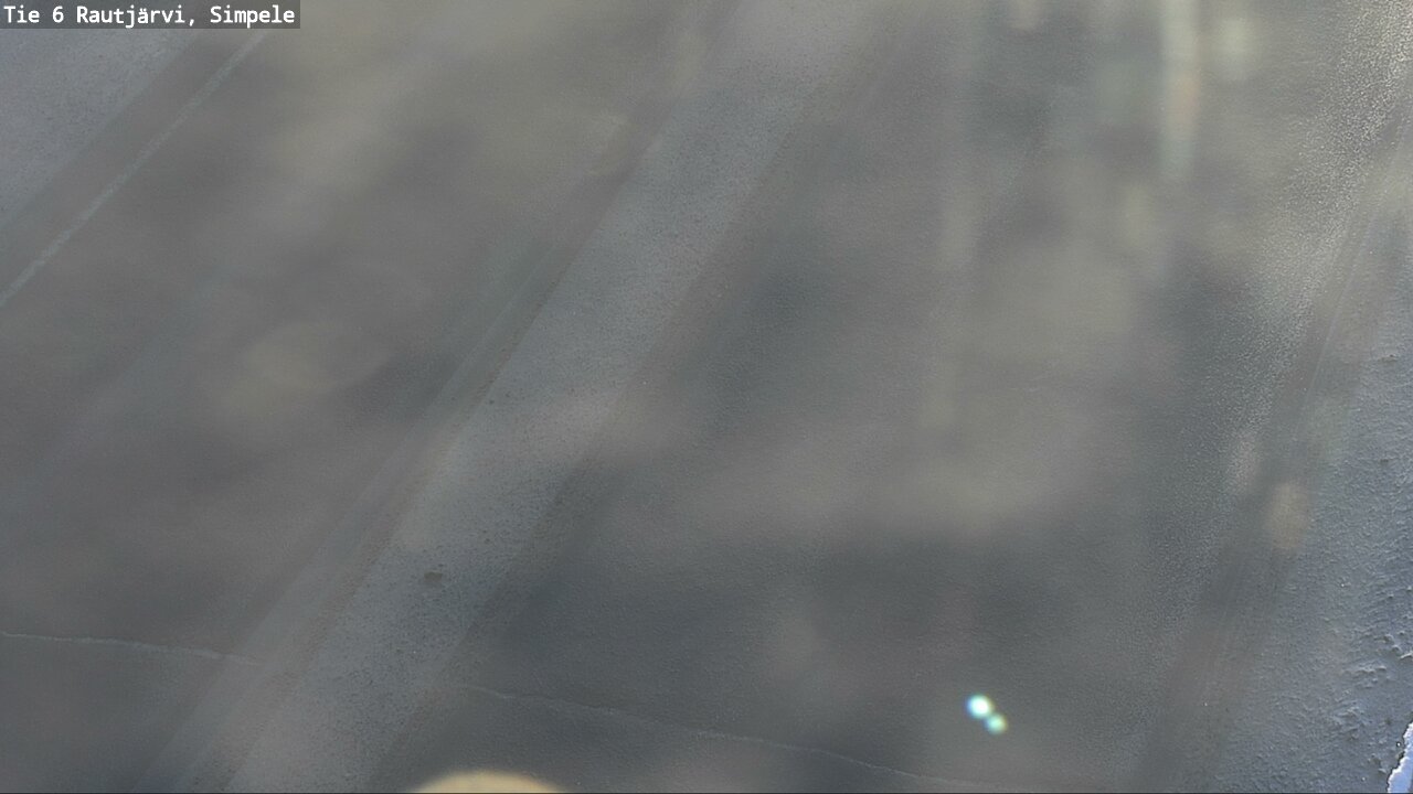 Weather Camera Image Väg 6 Rautjärvi, Simpele, Rautjärvi, Etelä-Karjala
