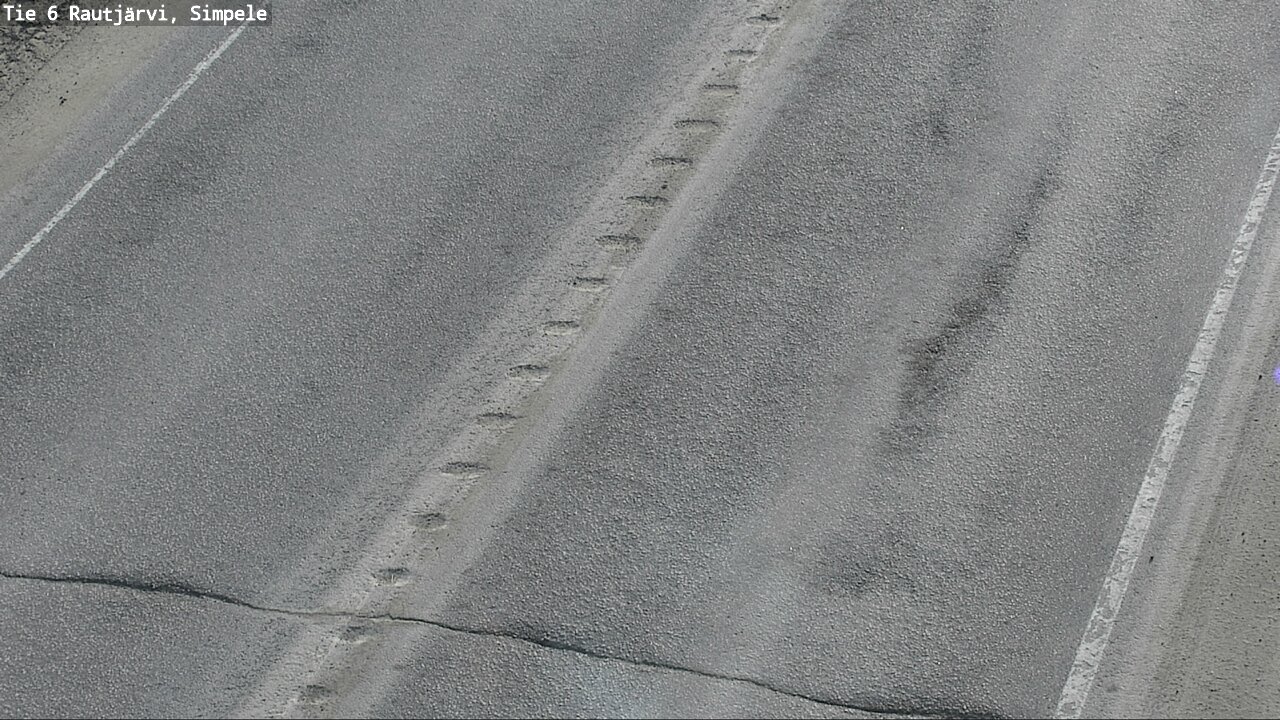 Weather Camera Image Road 6 Rautjärvi, Simpele, Rautjärvi, Etelä-Karjala