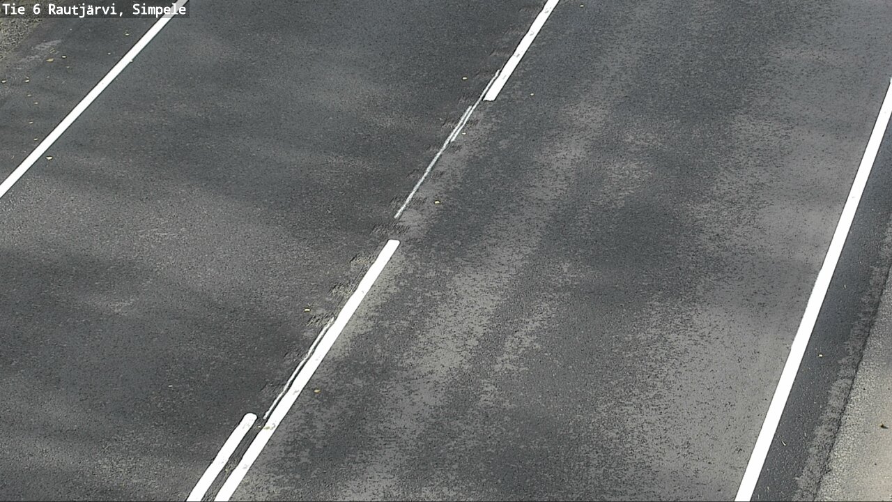Weather Camera Image Road 6 Rautjärvi, Simpele, Rautjärvi, Etelä-Karjala