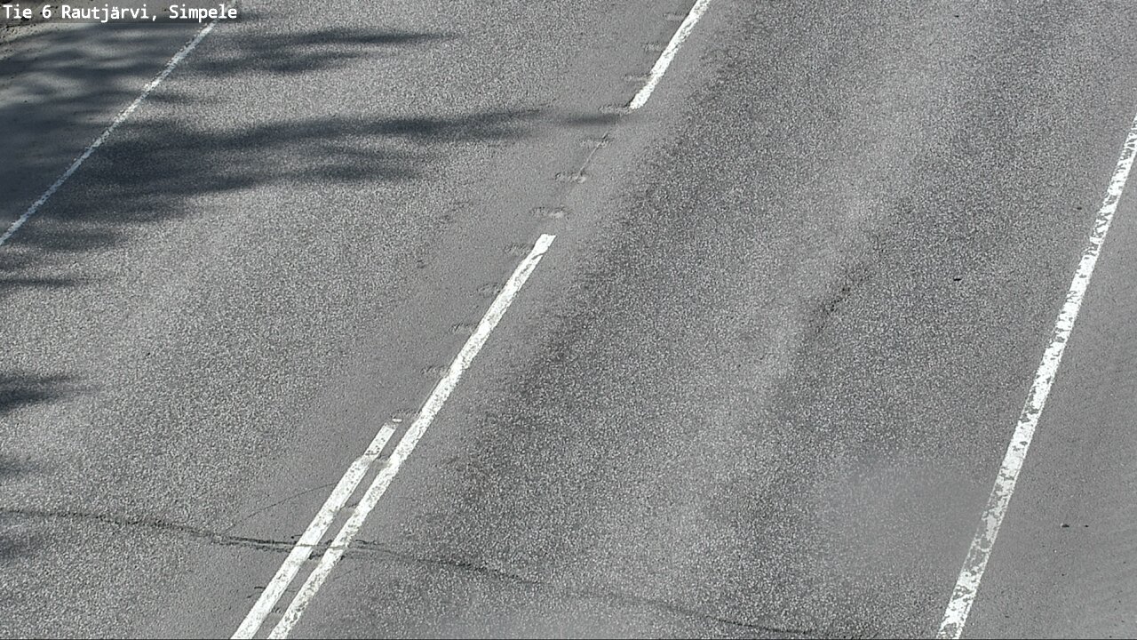 Weather Camera Image Road 6 Rautjärvi, Simpele, Rautjärvi, Etelä-Karjala