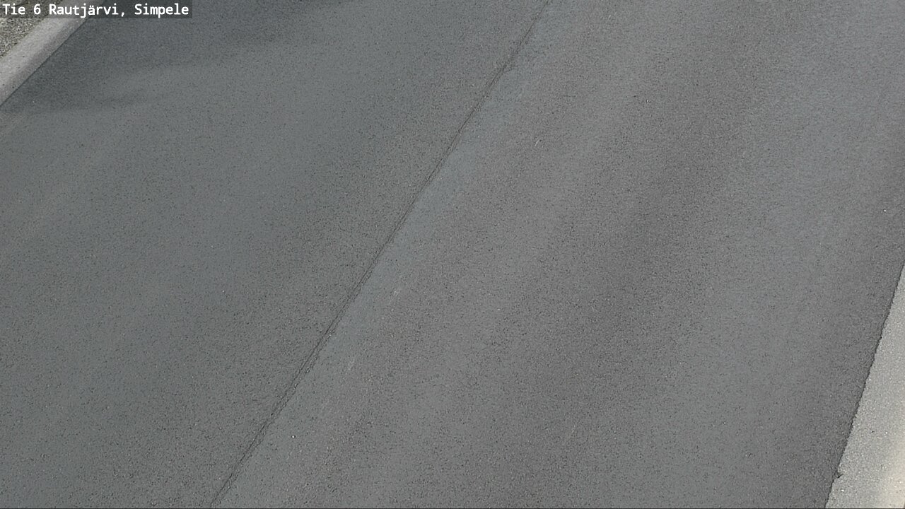 Weather Camera Image Väg 6 Rautjärvi, Simpele, Rautjärvi, Etelä-Karjala