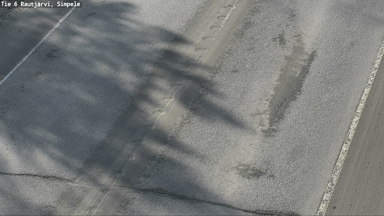 Weather Camera Image Väg 6 Rautjärvi, Simpele, Rautjärvi, Etelä-Karjala
