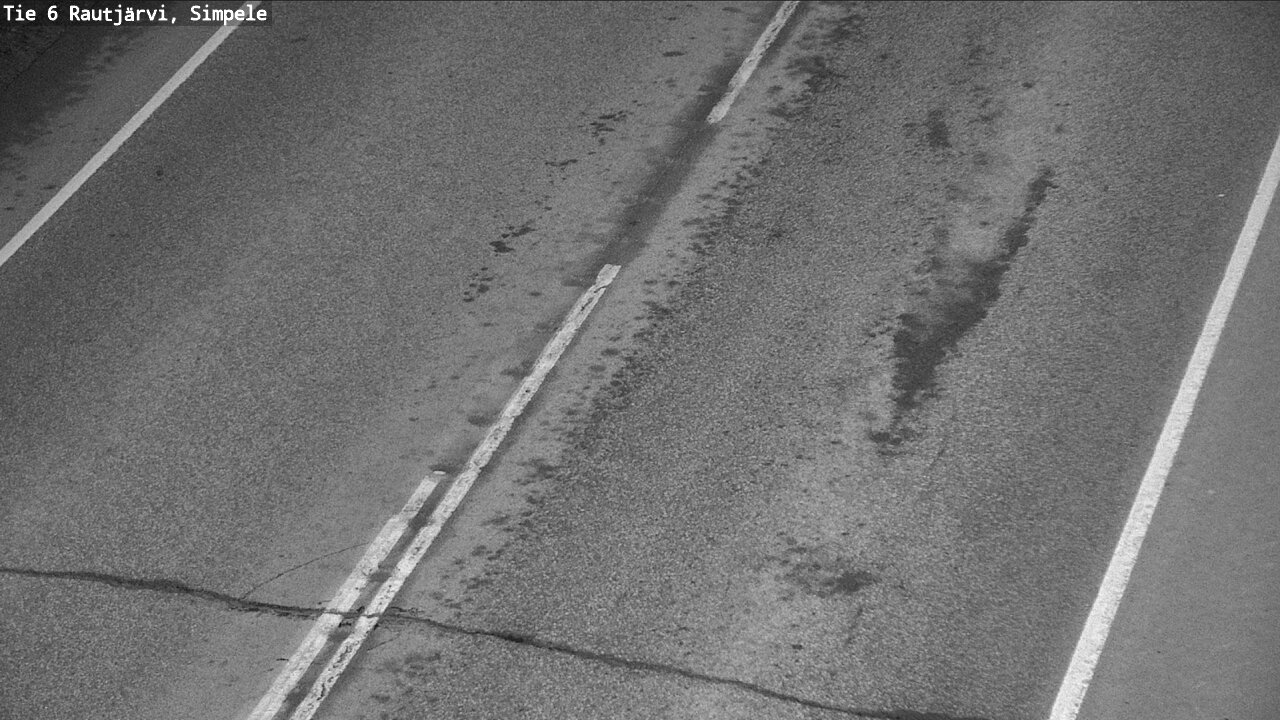Weather Camera Image Väg 6 Rautjärvi, Simpele, Rautjärvi, Etelä-Karjala