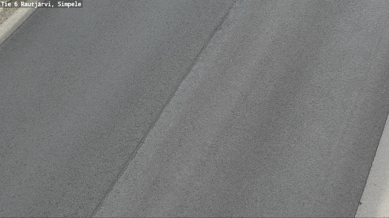 Weather Camera Image Väg 6 Rautjärvi, Simpele, Rautjärvi, Etelä-Karjala
