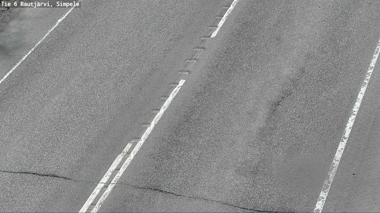 Weather Camera Image Väg 6 Rautjärvi, Simpele, Rautjärvi, Etelä-Karjala