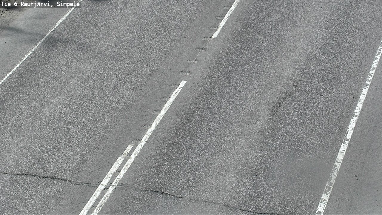 Weather Camera Image Väg 6 Rautjärvi, Simpele, Rautjärvi, Etelä-Karjala
