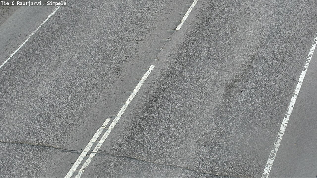 Weather Camera Image Road 6 Rautjärvi, Simpele, Rautjärvi, Etelä-Karjala