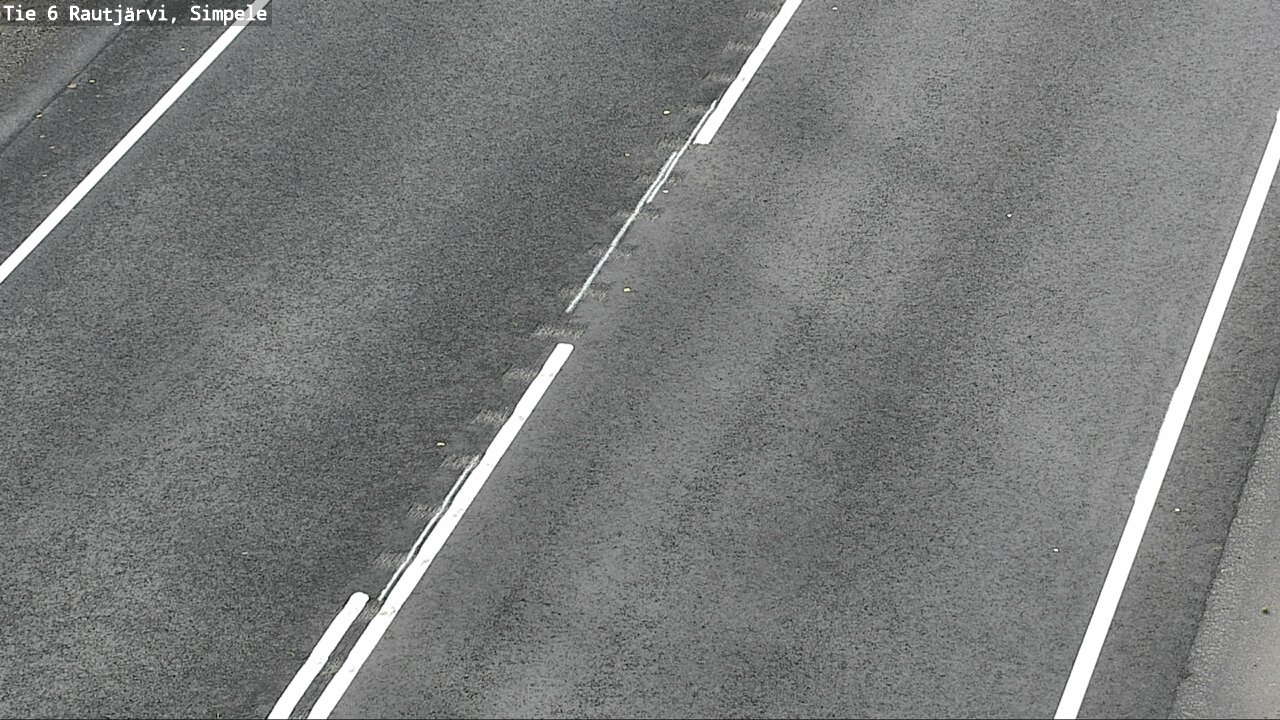 Weather Camera Image Road 6 Rautjärvi, Simpele, Rautjärvi, Etelä-Karjala
