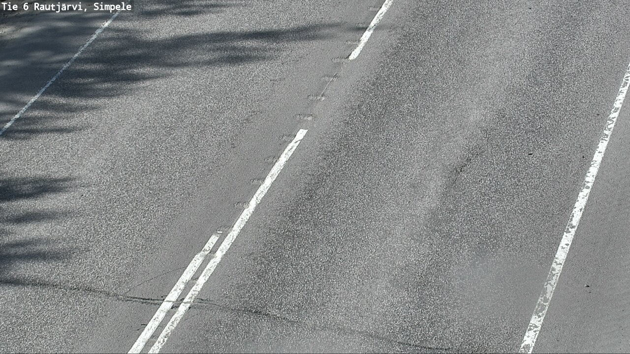 Weather Camera Image Väg 6 Rautjärvi, Simpele, Rautjärvi, Etelä-Karjala
