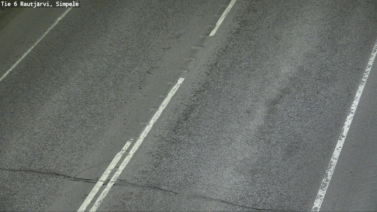 Weather Camera Image Road 6 Rautjärvi, Simpele, Rautjärvi, Etelä-Karjala