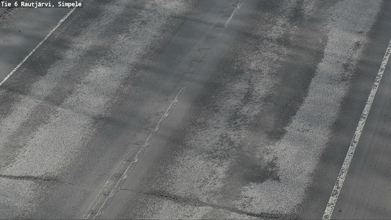 Weather Camera Image Väg 6 Rautjärvi, Simpele, Rautjärvi, Etelä-Karjala