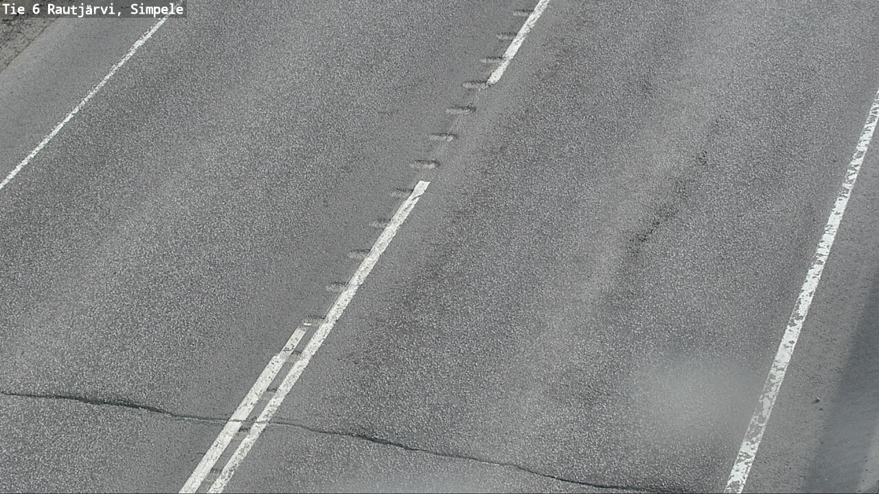 Weather Camera Image Road 6 Rautjärvi, Simpele, Rautjärvi, Etelä-Karjala